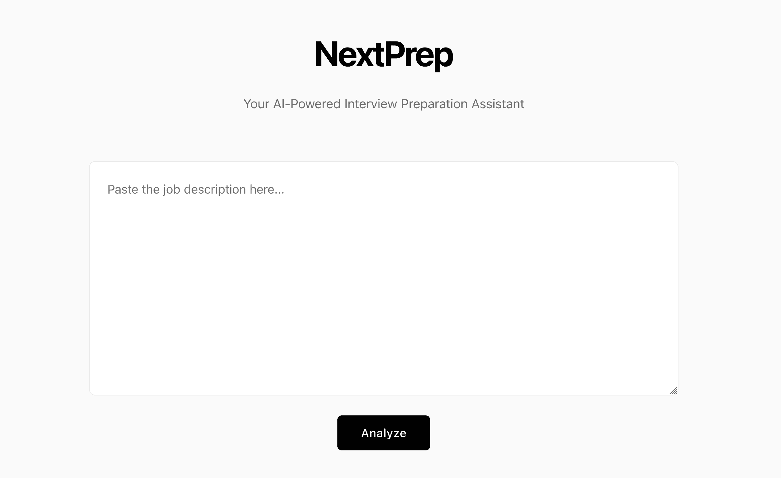 NextPrep - Interview Preparation